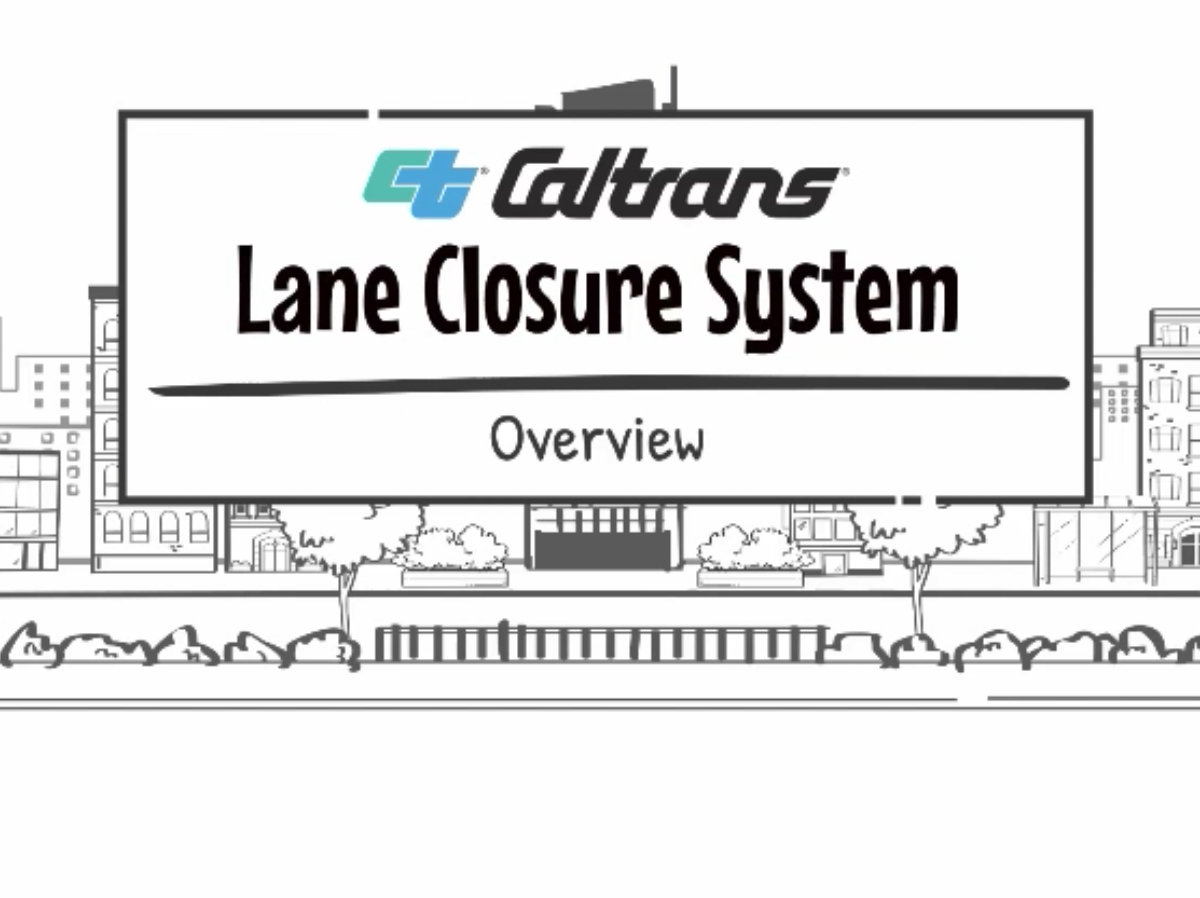 Caltrans Lane Closure animated training